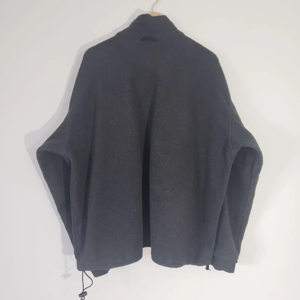 Vintage Columbia Mens XXL Core Interchange Black Full-Zip‎ Fleece Jacket Outdoor